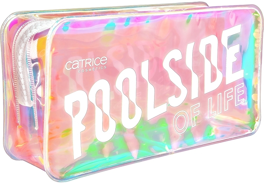 Catrice Poolside Of Life Pool Bag - Transparente Kosmetiktasche mit holografischem Design  — Bild N1