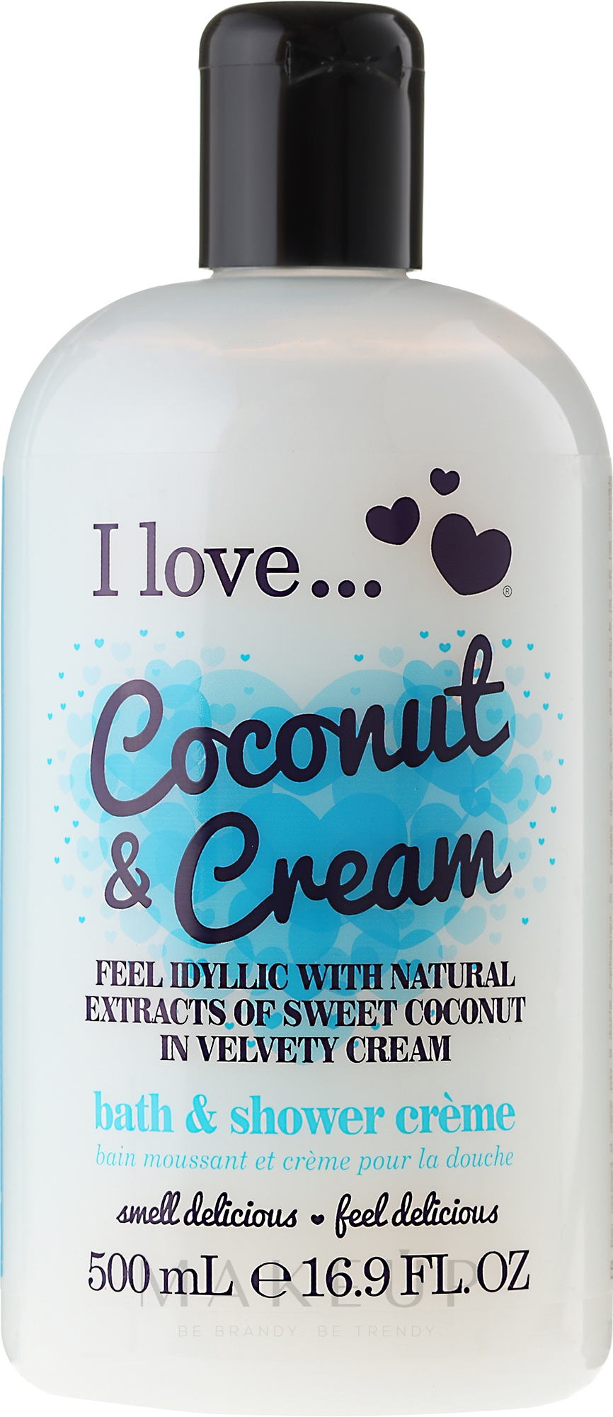 Bade- und Duschcreme "Coconut & Cream" - I Love... Coconut & Cream Bubble Bath And Shower Creme — Bild 500 ml