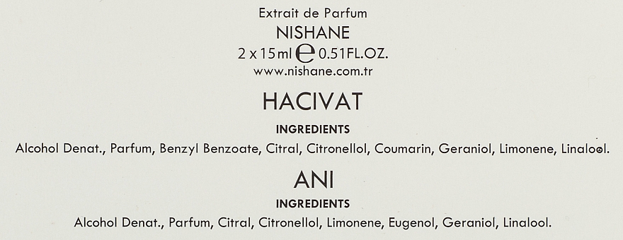 Nishane Hacivat & Ani - Duftset (Parfum 2x15ml) — Bild N3