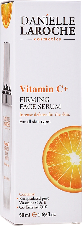 Anti-Aging Gesichtsserum mit Vitamin C und E und Coenzym Q10 - Danielle Laroche Cosmetics Firming Face Serum Vitamin C+