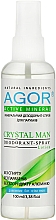 Düfte, Parfümerie und Kosmetik Deospray - Agor Activ Mineral Crystal Men