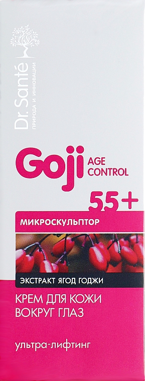 Creme für die Augenpartie mit Lifting-Effekt - Dr. Sante Goji Age Control Cream 55+ — Bild N1
