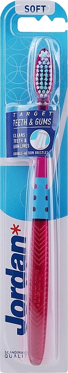 Zahnbürste weich Target Teeth & Gums rosa - Jordan Target Teeth & Gums Soft — Bild N2