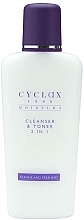 Düfte, Parfümerie und Kosmetik 2in1 Make-up Entferner und Tonic-Lotion für das Gesicht - Cyclax Moistura Cleanser & Toner 2 in 1