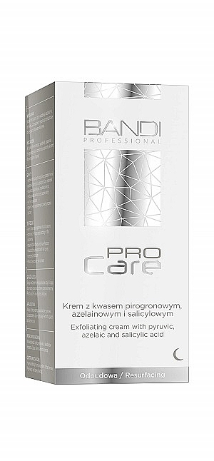 Peelingcreme mit Brenztrauben-, Azelain- und Salicylsäure - Bandi Professional Pro Care Exfoliating Cream With Pyruvic, Azelaic And Salicylic Acid — Bild N3