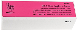 Düfte, Parfümerie und Kosmetik 4-seitiger Block für Nägel rosa - Peggy Sage 4-Way Nail Block