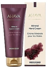 Mineral-Handcreme - Ahava Vivid Burgundy Mineral Hand Cream Vivid Burgundy (Probe)  — Bild N1