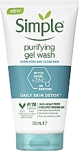 Reinigendes Waschgel - Simple Daily Skin Detox Purifying Gel Wash — Bild N2