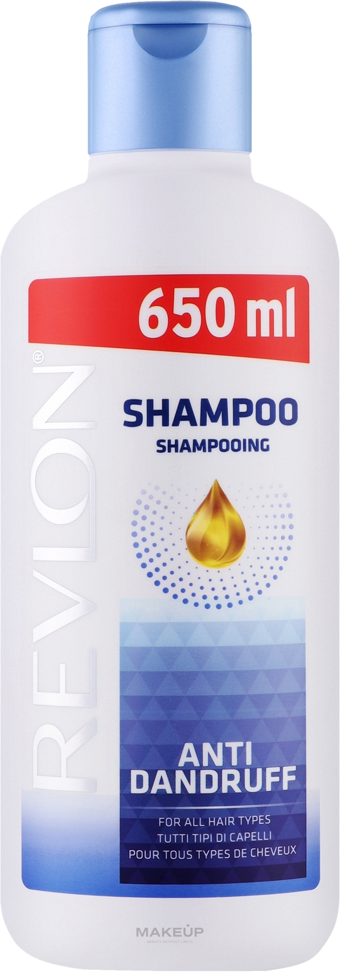 Anti-Schuppen-Shampoo für alle Haartypen - Revlon Anti-Dandruff Shampoo — Bild 650 ml