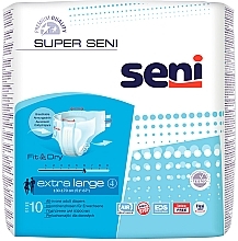 Windeln für Erwachsene 130-170 cm - Seni Super Seni Extra Large 4 Fit & Dry  — Bild N1