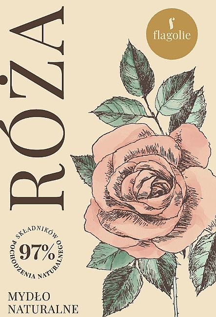 Natürliche Seife Rose - Flagolie Natural Soap Rose — Bild N1