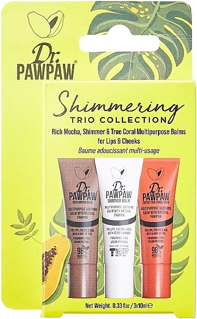 Set - Dr. PAWPAW Shimmering Trio Collection (3 x balm/10ml) — Bild N1