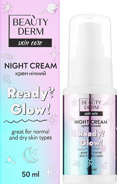 Gesichtscreme für die Nacht Ready? Glow! - Beauty Derm — Bild N1