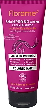 Düfte, Parfümerie und Kosmetik Cremeshampoo für coloriertes Haar - Florame Colored Hair Cream Shampoo