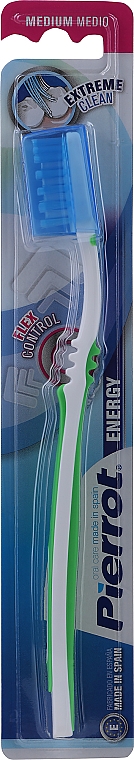 Zahnbürste Energie mittel hellgrün - Pierrot Energy — Bild N1