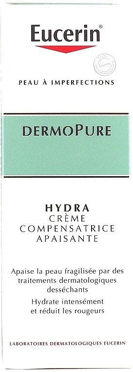 Beruhigende und feuchtigkeitsspendende Gesichtscreme - Eucerin DermoPure Hydra Soothing Compensating Cream — Foto N2