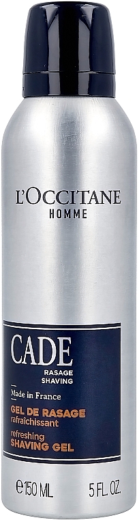 Erfrischendes Rasiergel mit ätherischem Wacholderöl und Glyzerin - L'Occitane Homme Cade Refreshing Shaving Gel — Bild N1