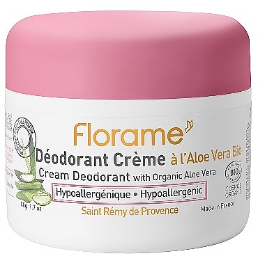 Deodorant-Creme mit Aloe Vera - Florame Cream Deodorant with Organic Aloe Vera — Bild N1