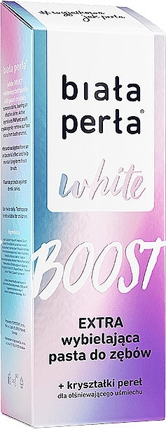 Aufhellende Zahnpasta - Biala Perla Extra White Boost Toothpaste — Bild N1