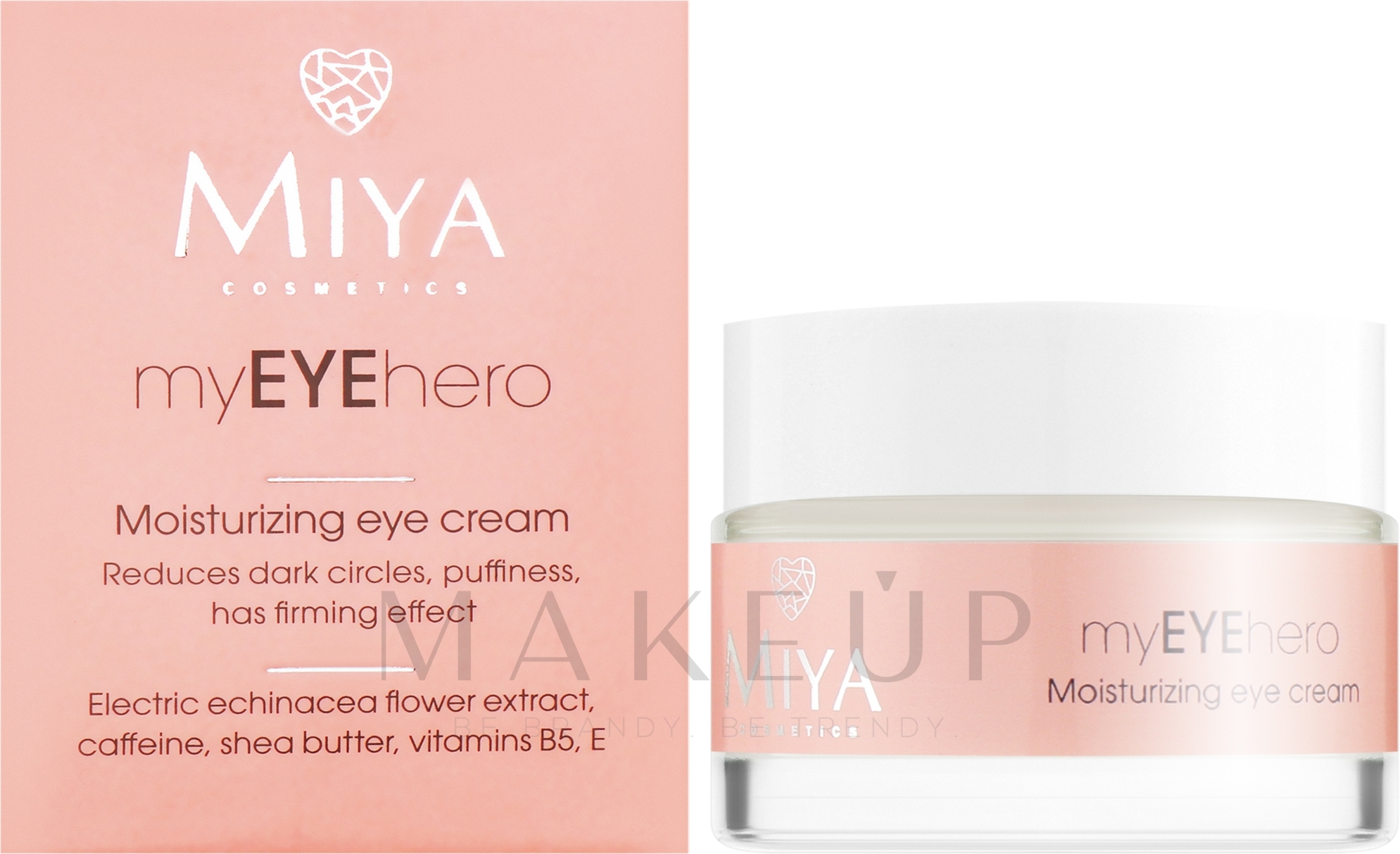 Feuchtigkeitsspendende Augencreme - Miya Cosmetics My Eye Hero Moisturizing Eye Cream — Bild 15 ml