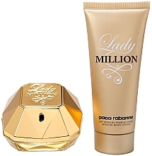 Paco Rabanne Lady Million - Duftset (Eau de Parfum 80ml + Körperlotion 100ml) — Bild N2