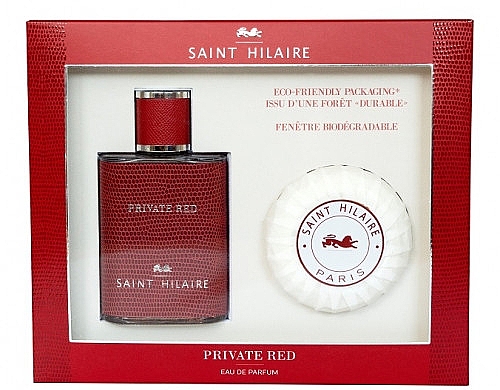 Saint Hilaire Private Red - Duftset (Eau de Parfum 100ml + Seife 100g) — Bild N1