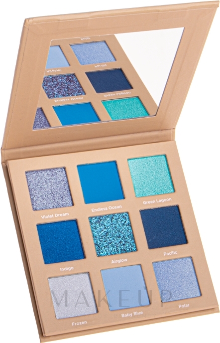 Lidschatten-Palette - Color Care Eyeshadow Palette — Bild Blue Ocean