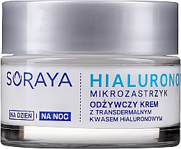 Düfte, Parfümerie und Kosmetik Pflegecreme für das Gesicht mit transdermaler Hyaluronsäure 70+ - Soraya Hialuronowy Mikrozastrzyk Nourishing Cream 70+