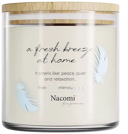 Duftende Sojakerze Fresh Breeze At Home - Nacomi Fragrances — Bild N1