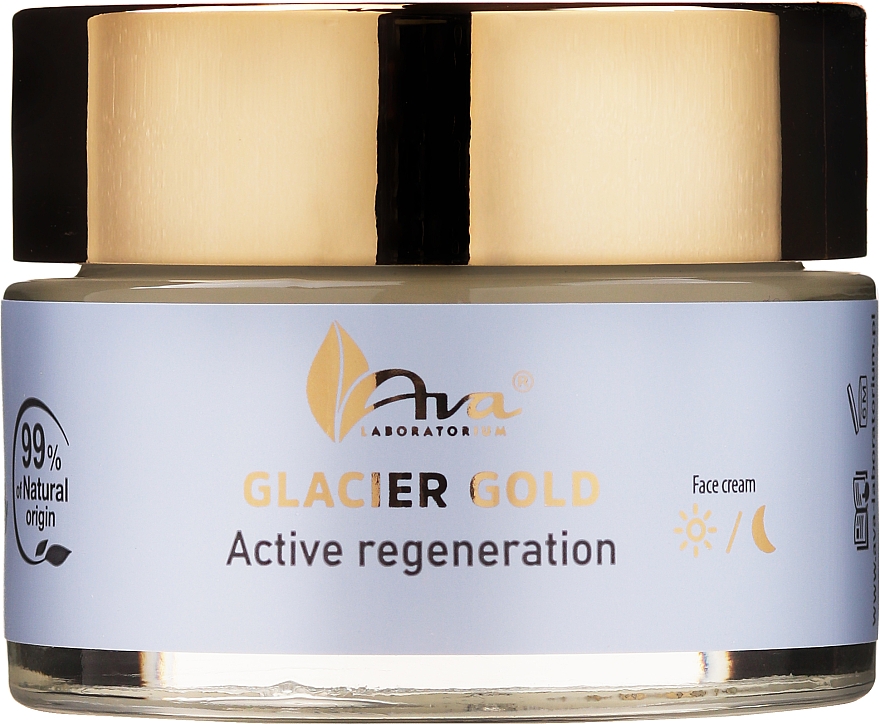 Revitalisierende Gesichtscreme - AVA Laboratorium Glacier Gold Regeneration Face Cream — Bild N2