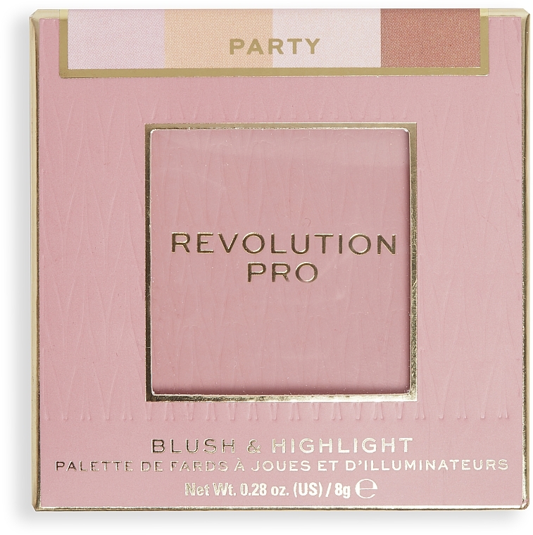 Rouge und Highlighter für das Gesicht - Revolution Pro Iconic Blush & Highlight Party — Bild N3