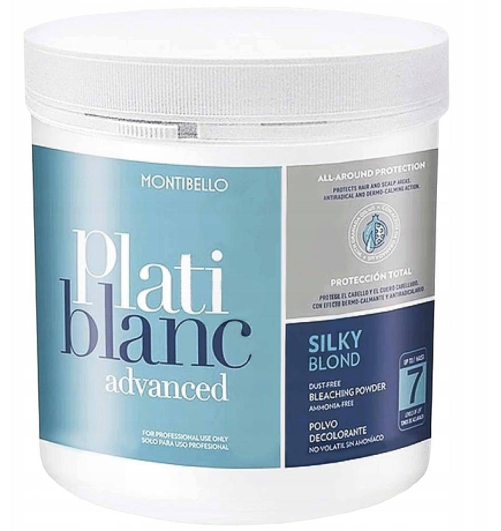 Haarpuder - Montibello Platiblanc Advanced Silky Blond Bleaching Powder 7 — Bild N2