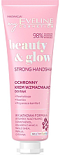 Düfte, Parfümerie und Kosmetik Feuchtigkeitsspendende und schützende Handcreme mit D-Panthenol und Sheabutter - Eveline Cosmetics Beauty & Glow Strong Handshak!
