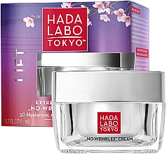 Düfte, Parfümerie und Kosmetik Feuchtigkeitsspendende Nachtcreme zum Auffüllen tiefer Falten - Hada Labo Tokyo Lift Day&Night Cream No-Wrinkles