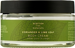 Körpercreme Koriander und Limettenblätter - Scottish Fine Soaps Naturals Coriander & Lime Leaf Body Cream — Bild N1