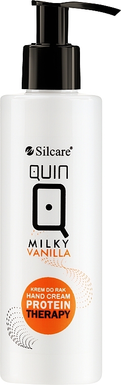 Handcreme mit Vanille - Silcare Quin Natural Allantoin Protein Milk Vanilla — Bild N1