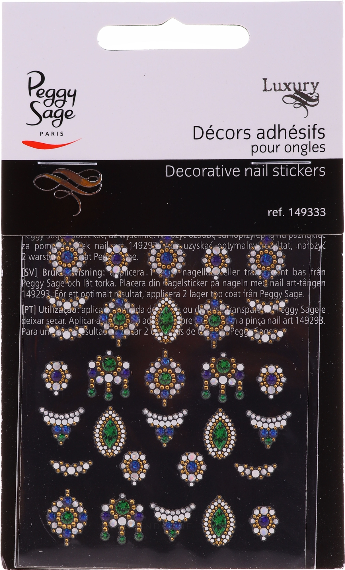 Nagelsticker - Peggy Sage Decorative Nail Stickers Luxury (1 St.) — Foto 149333