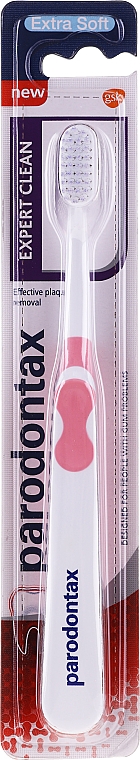 Zahnbürste extra weich weiß-rosa - Parodontax Expert Clean Extra Soft Toothbrush — Bild N1