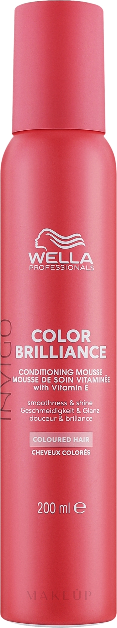 Haarmousse - Wella Professionals Invigo Color Brilliance Conditioning Mousse — Bild 200 ml