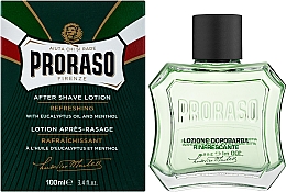 After Shave Lotion mit Menthol und Eukalyptus - Proraso Green After Shave Lotion — Bild N2