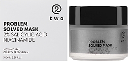 Düfte, Parfümerie und Kosmetik Gesichtsmaske - Two Cosmetics Problem Solved Mask 2% Salicylic Acid Niacinamide 