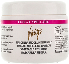 Stärkende Haarmaske mit Bambus - Vitality's Linea Capillare Mask — Bild N1