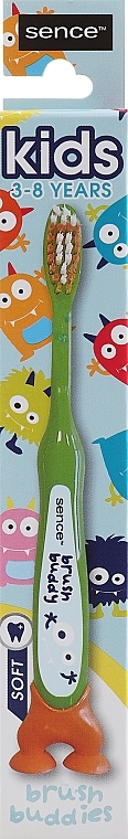 Kinderzahnbürste grün - Sence Fresh Kids Soft Toothbrush — Bild N1