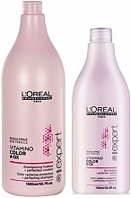 Düfte, Parfümerie und Kosmetik Haarpflegeset - L'Oreal Professionnel Vitamino Color A-OX (Conditioner 750ml + Shampoo 1500ml)