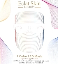 LED-Eismaske für das Gesicht 7 Farben - Eclat Skin London 7 Colour LED Mask  — Bild N1