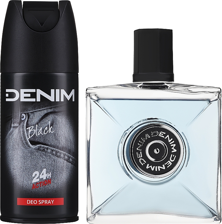 Denim Black - Duftset (After Shave/100 ml + Deo Spray/150 ml + Kosmetiktasche) — Bild N3