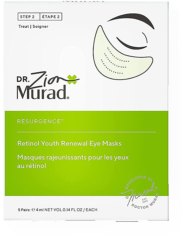 Verjüngende Augenmaske mit Retinol - Murad Resurgence Retinol Youth Renewal Eye Mask — Bild N1