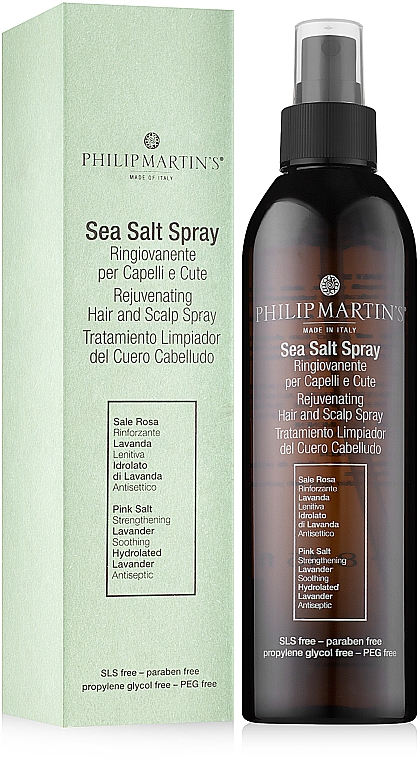 Beruhigendes und regenerierendes Haar- und Kopfhautspray mit Meersalz und Lavendelextrakt - Philip Martin's Sea Salt Spray — Bild N4