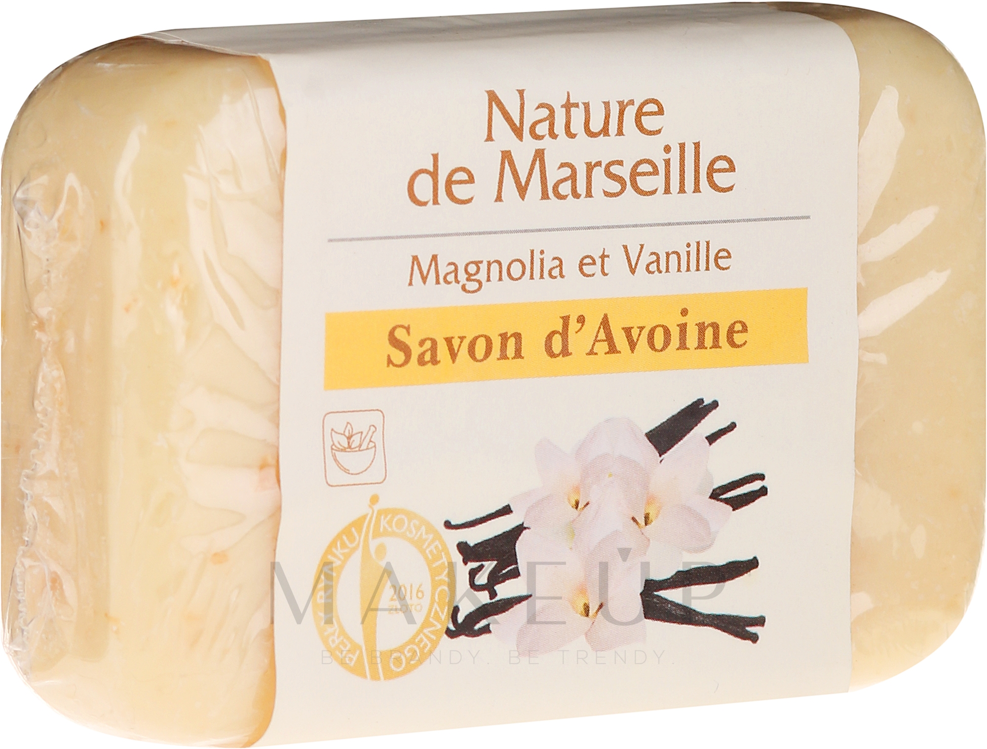 Haferseife mit Vanille und Magnolia - Nature de Marseille Soap — Bild 100 g