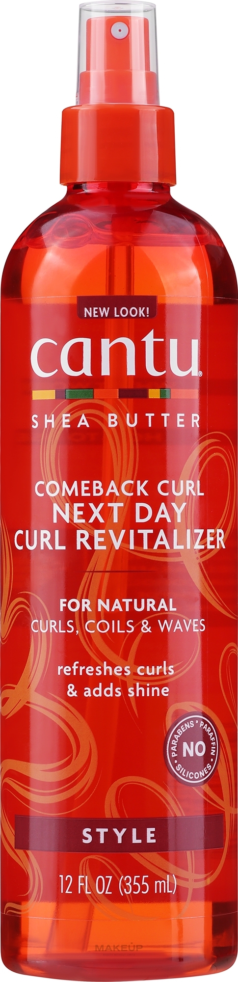 Revitalisierendes Spray für lockiges Haar - Cantu Comeback Curl Next Day Curl Revitalizer — Bild 355 ml
